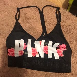 Pink Sports Bra
